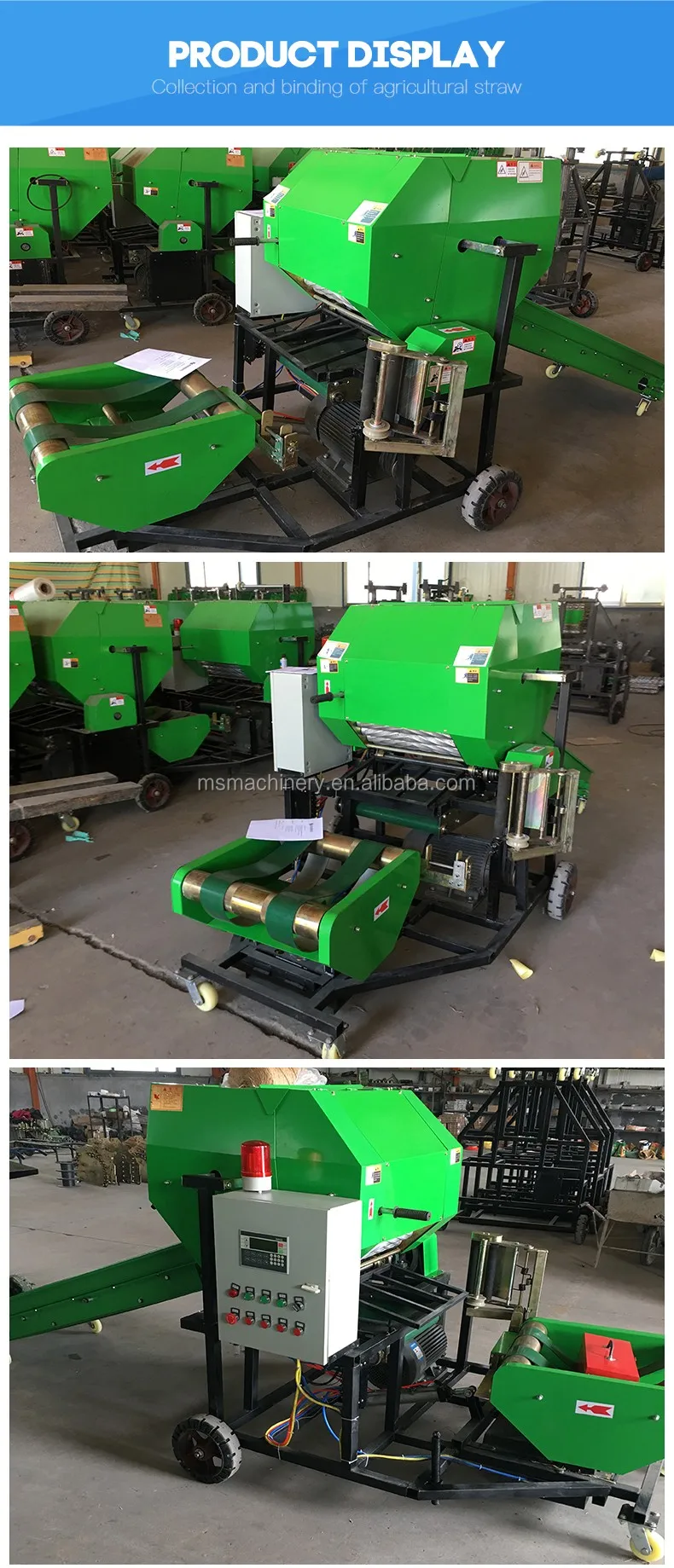 hay round baler