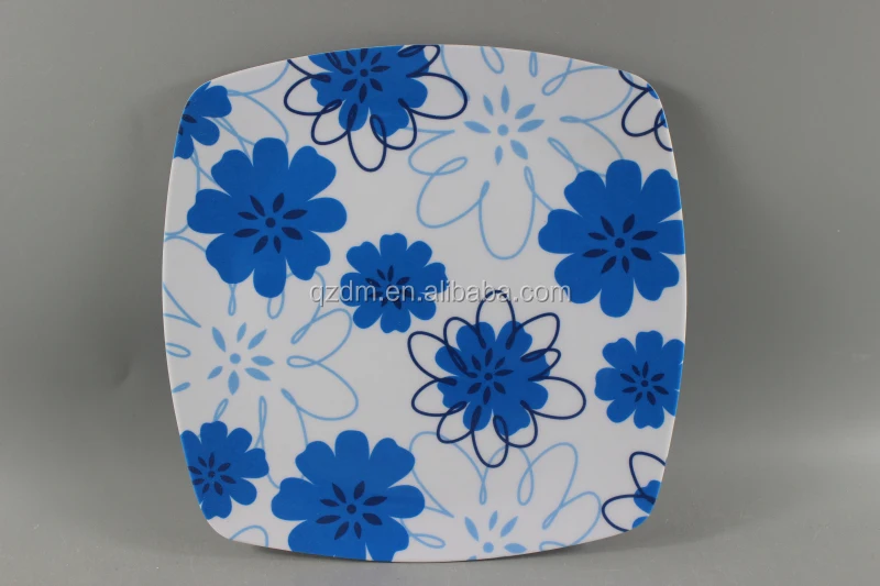 South America Market Melamine Square Plate