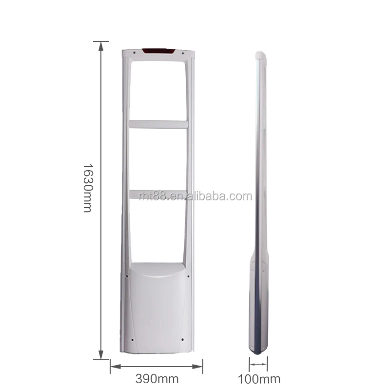 Eas 8.2 Mhz Alarm Rf Antitheft Security Systems Dual Scanner Gate For
