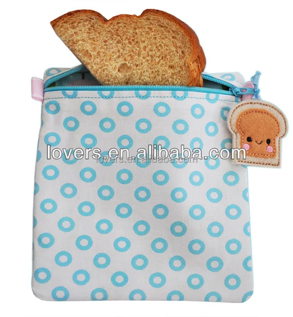 reusable sandwich & snack bag set