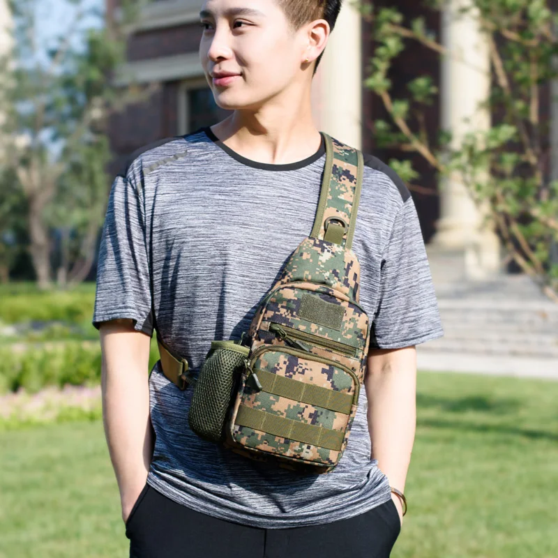 Tactical Chest Bag Water Resistant Bag Crossbody Outdoor Fancy Shoulder ...