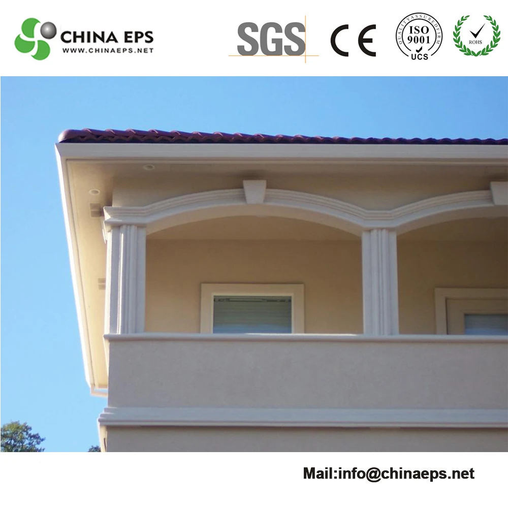 Gfrc Eps Polystyrene Foam Pillars Decorative Exterior Stone Roman