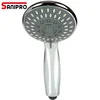 Sanipro Shower Head Universal Bath Shower Handheld Handset Chrome 5 Mode Function