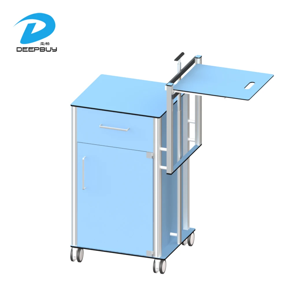 Hpl Hospital Storage Medical Bedside Table With Wheels Buy Medical Bedside Table