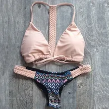 Hot Swimwear Bandage Bikini 2015 Sexy Beach Swimwear Women Swimsuit Bathing Suit Brazilian Bikini Set maillot de bain Biquini