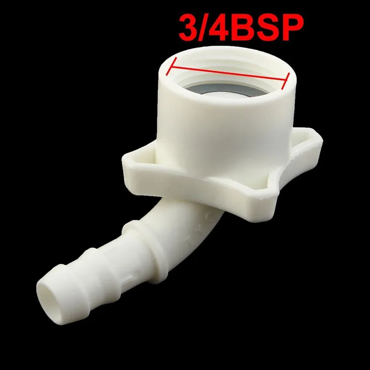 Washing Machine Water Pipe Connector Buckle Joint Turn Four-Point Connector #EB 