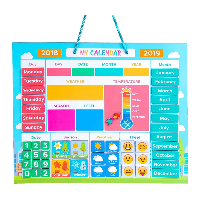 Hanging On Wall Or Fridge Moods And Emotions Weather Station For Kids ...