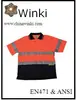 High Visibilty Work Wear Reflective Polo-shirt and Apparel