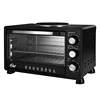 23L bench-top multi function electric oven with single hot plate portable toaster heat hot food