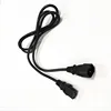 3 Pin Iec Electric Extension Cable Female To Male Ac Computer Monitor C13 C14 Connector Power Cord