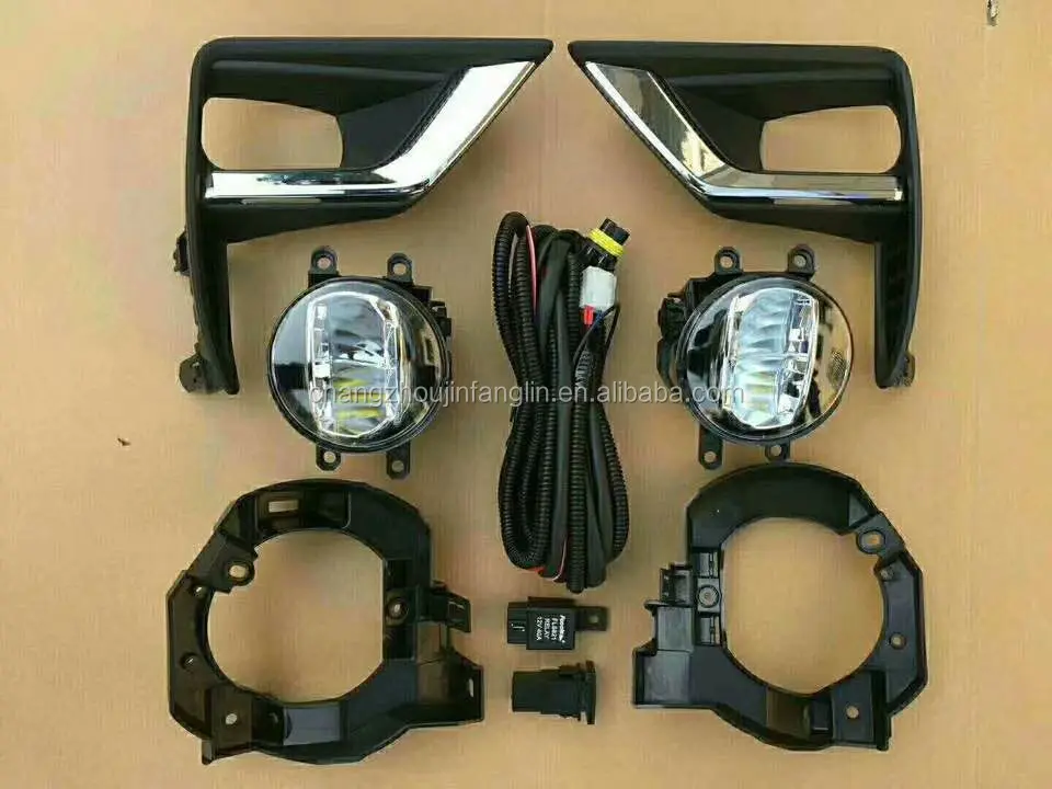 Car Body Kit Fog Lamp Set For Prado Lander Cruiser Fj150 2018 2019 2020 ...