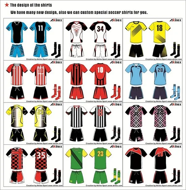 100 Polyester Sublimation Football Jersey,Custom Made Soccer Jersey
