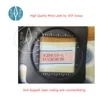 Custom Shiny Golden Color Anti-faked Label Hologram Sticker of ASY