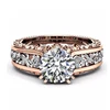 CSB1386 Fashion 14k Gold Jewelry Wholesale Rose Gold Ring Crown Women Rings