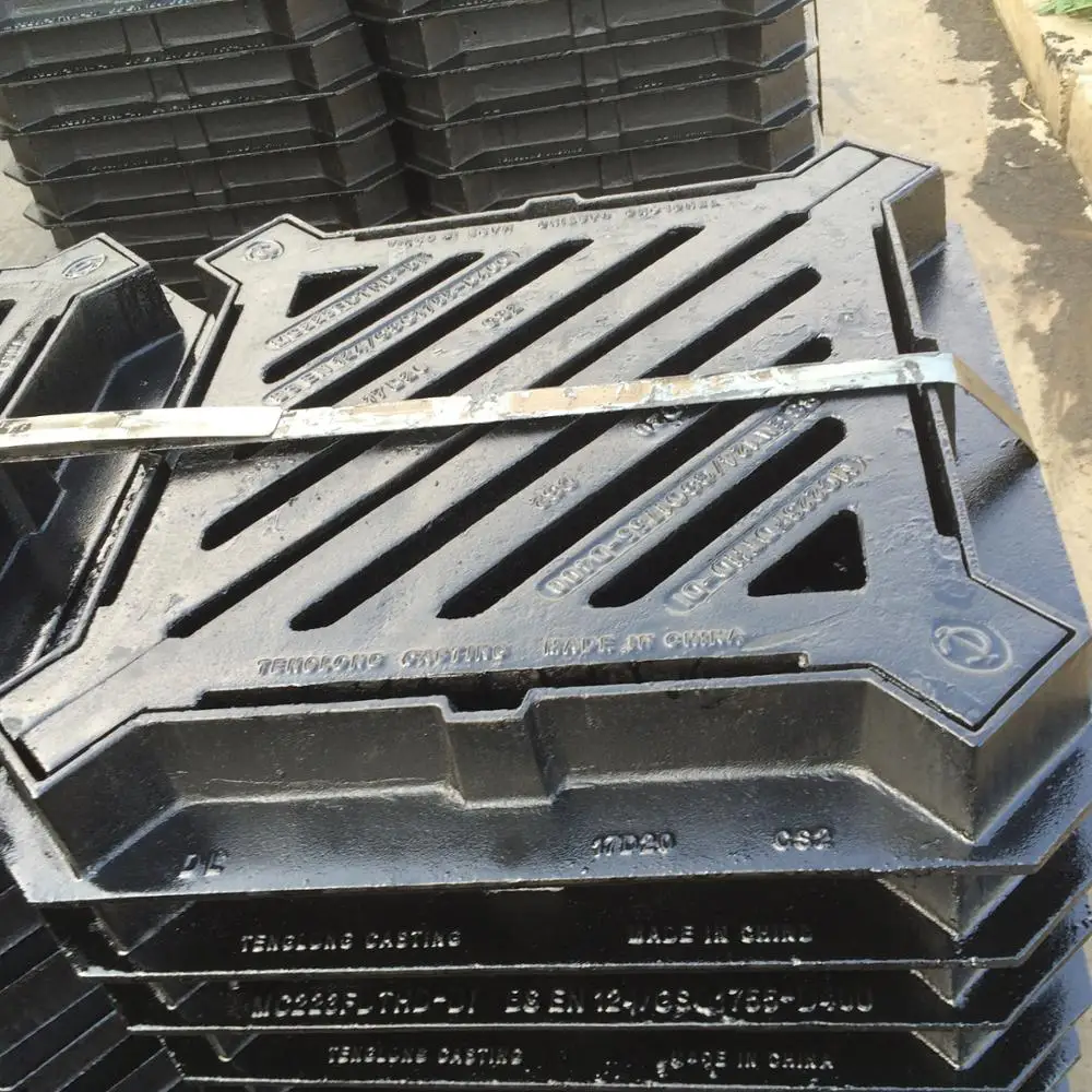 Epoxy Bitumen Coated En124 C250 Cast Iron Gully Grates - Buy Cast Iron