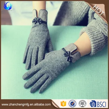 cute wool gloves