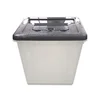 heavy duty grey lid transparent 65L plastic polling voting ballot box for president election China supplier
