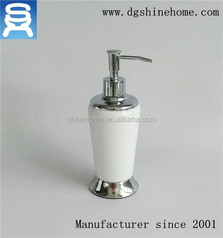 China Manufacturer Manual Metal Hand Soap Dispenser For Hotel Bathroom