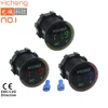 DC 24V Battery Voltage Meter Monitor LED Display Car Bus Marine Caravan Van Motorcycle Panel Flush Mount 12V Digital Voltmeter