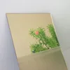 Gold Anodized Acrylic Mirror Sheet for Decoration, Building, Bedroom Furniture Set