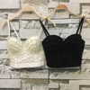 B10065A high quality lady beaded crop tops new fashion woman crop top