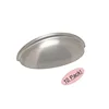 Satin Nickel Cabinet Hardware Bin Cup Drawer Handle Pull 62011