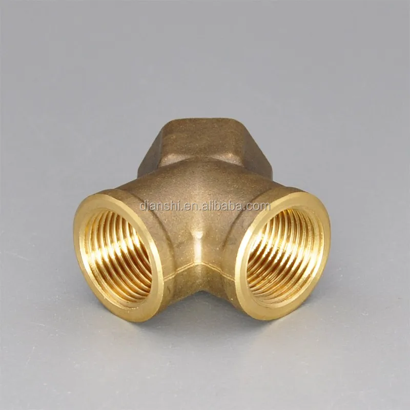 Brass Female Y Type Fitting Three Way Female Thread Brass Y Pipe Fittings Connector Buy Brass