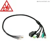 24 cores multi receptacle cable for cctv ip camera