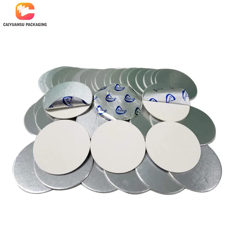 Pet Aluminum Induction Bottle Cap Seal Liner With Logo Buy Bottle Cap