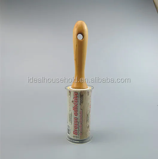 Hot Sail 10cm Wooden Handle Lint Roller 