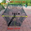 Trap Cast Dip Cage Fish Shrimp Trap Fish Net Minnow Crayfish Crab Baits Cast Mesh Trap Automatic Fishing Net Landing Net