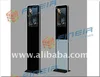 24 inch standing digital signage with touch screen, standard PC input