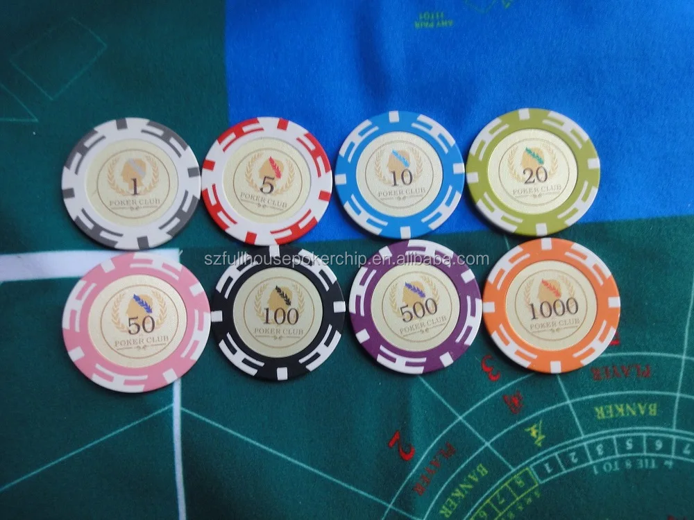 40mm Poker Chip With Diamond (new Model) Any Color Any Design - Buy ...