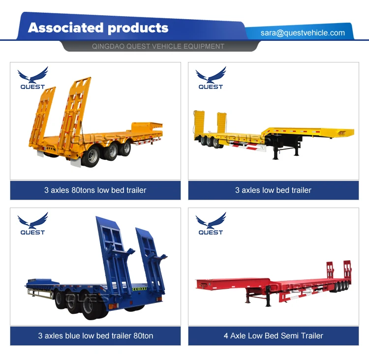 40 ton lowboy trailers for sale