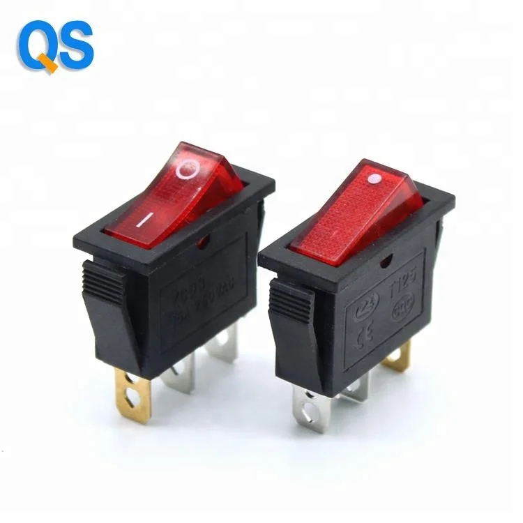 2way 3 Way Illuminated 23pin Electrical Rocker Switches For Electric