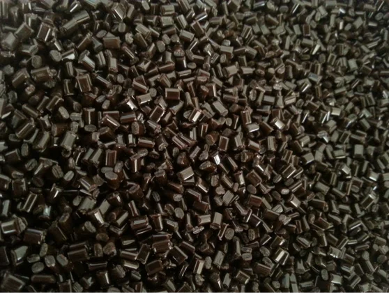
High quality PET regranulate BROWN color 