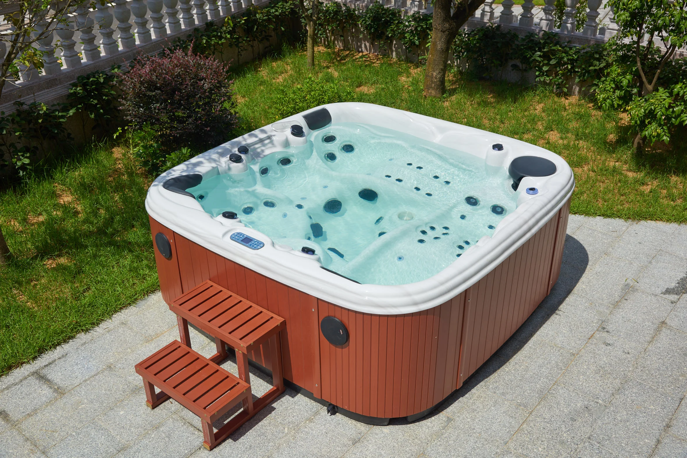 jy8811 户外 5 人按摩 spa 热水浴缸与躺椅