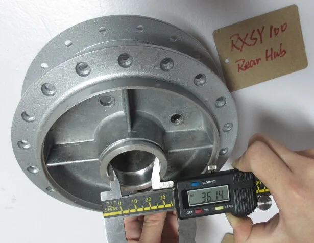 Hot motorbike parts rear RXSY 100 motorcycle wheel hub