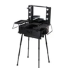 Salon Furniture Portable Professional Rolling Aluminium Trolley Case Studio Makeup Station With Lights
