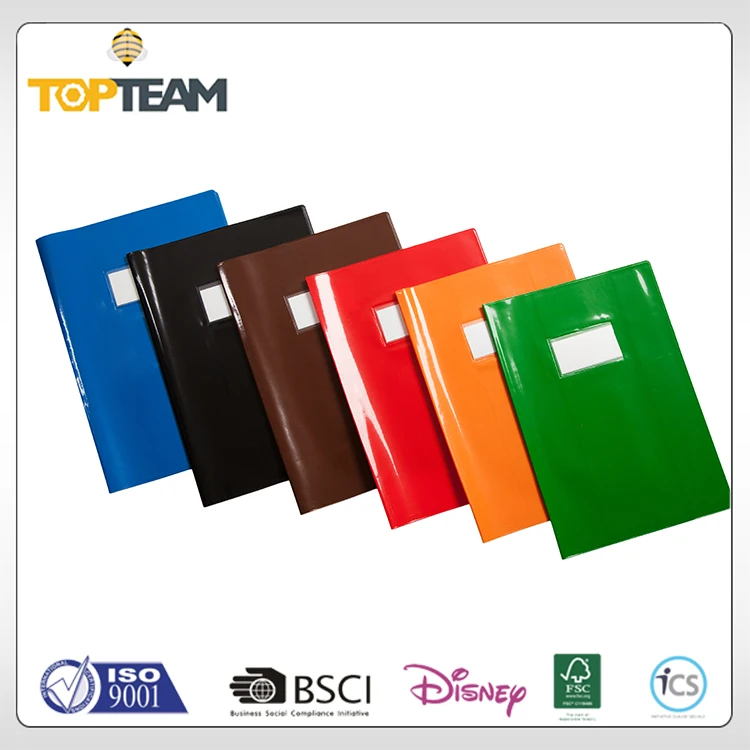 Book Protector Covers With Pocket A4 Glossy Pvc Plastic 0.15mm0.15mm