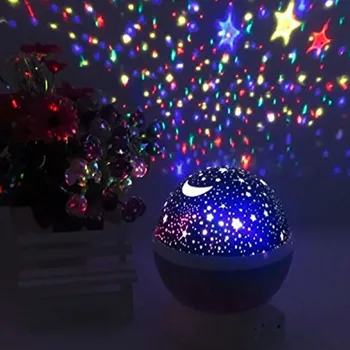 Kids Bedroom Bed Light Romantic Sky Star Projector Led Night Light