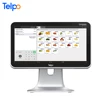 Factory supply dual screen pos all in one with msr vice display epos machine touch system