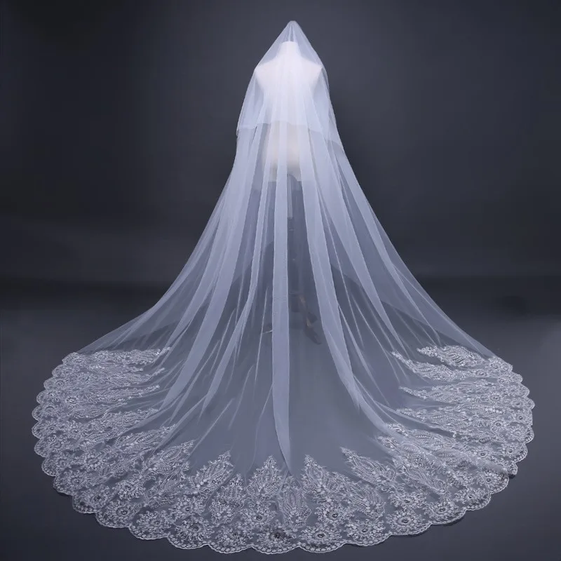 long wedding veils for sale