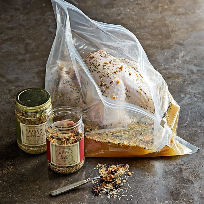 Top Quality Turkey Bringing Bag With Double Zipper Leakproof Brining