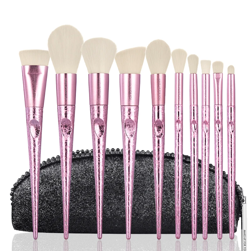 30k Sold In 10 Min Hot Selling Blue Fairy Gift Makeup Brush 10 Pcs