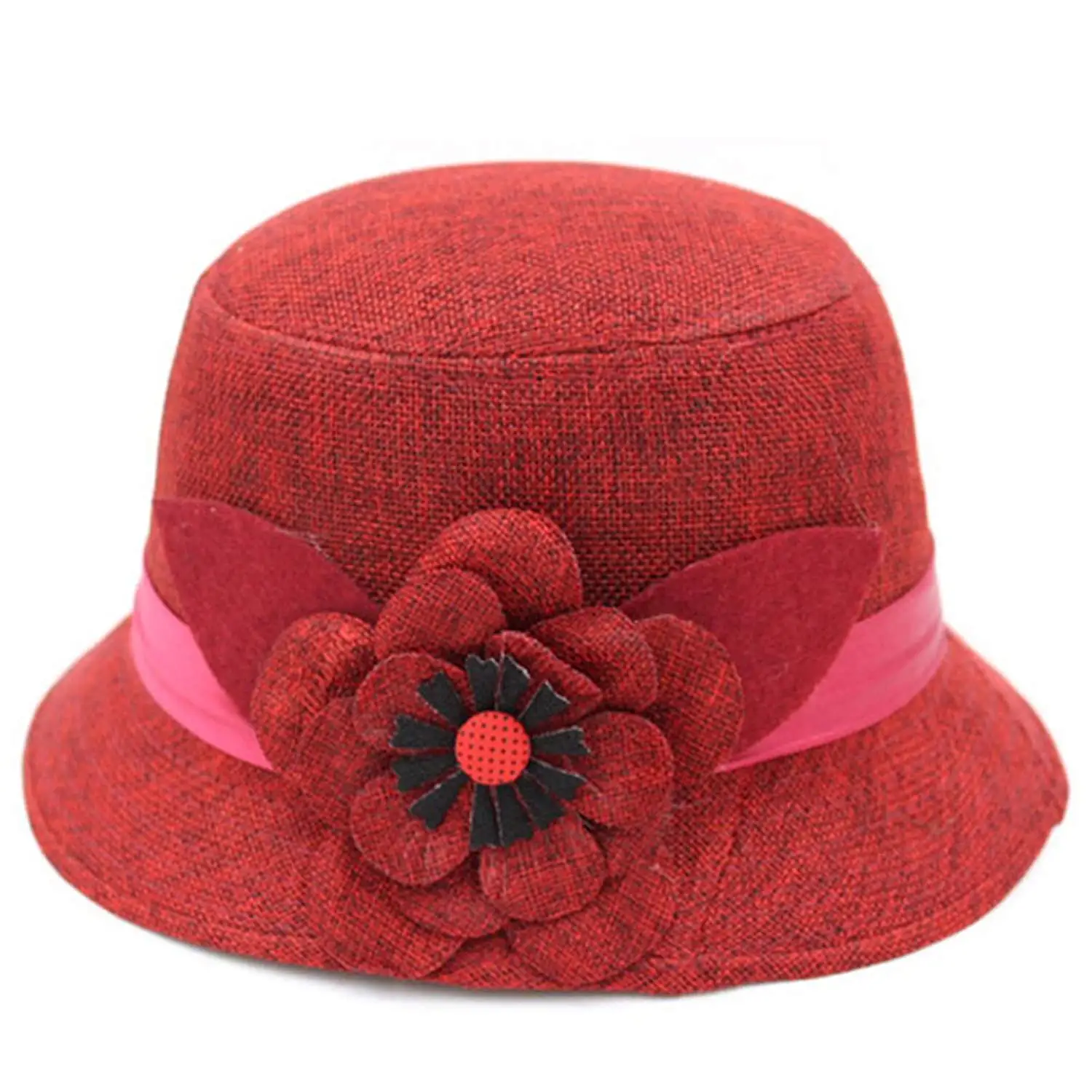 Hats for Women/ Spring and summer hat mom/Bucket Hat/Fisherman Hat/Middle-aged Korean fashion hats/ Ms. hat outdoor autumn flowers