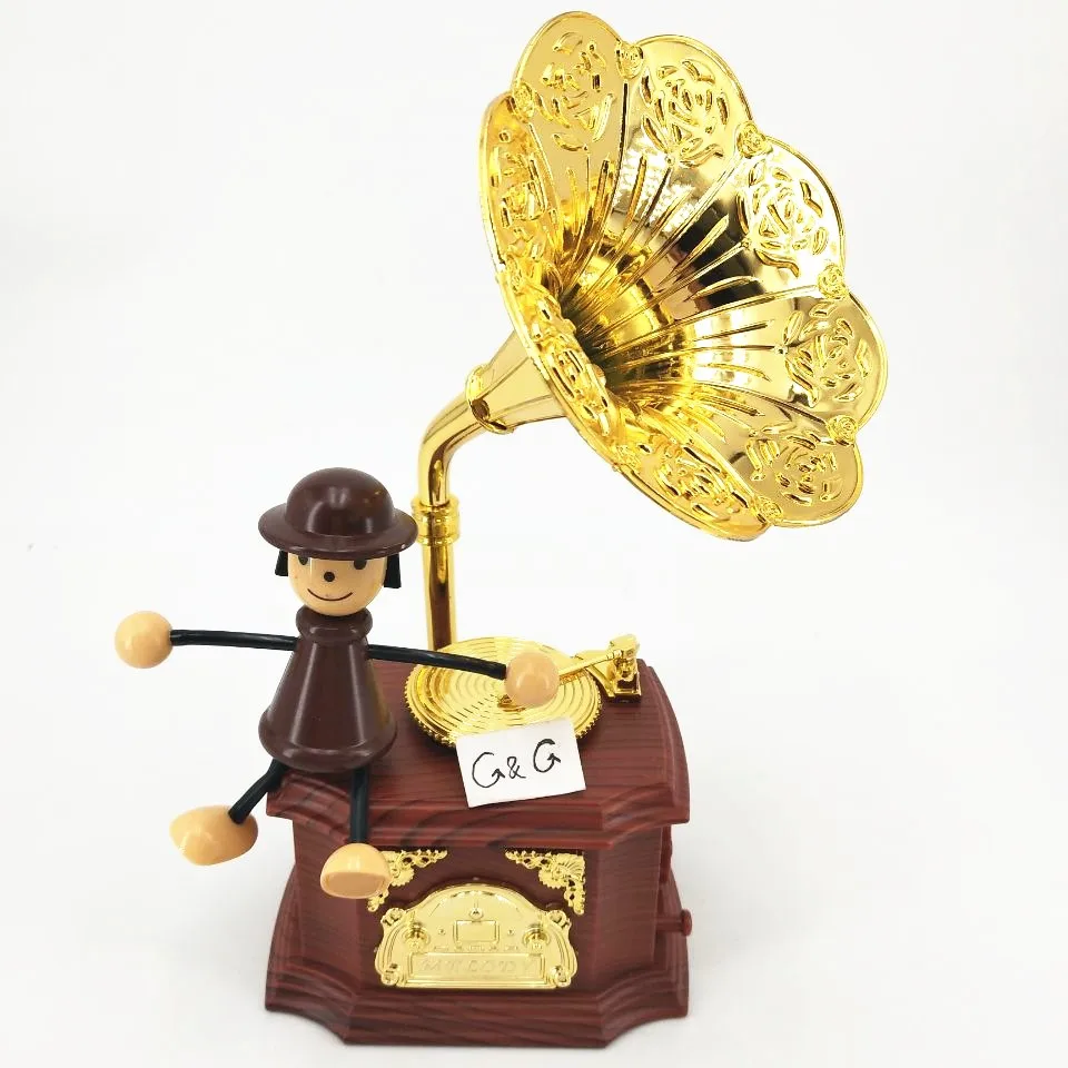 Creative Brown Puppet Doll Record Machine Music Box Buy Puppet Doll