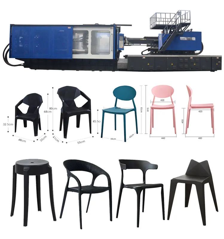 750ton Ningbo Haichen Manufacturer Automatic Plastic Chair Making