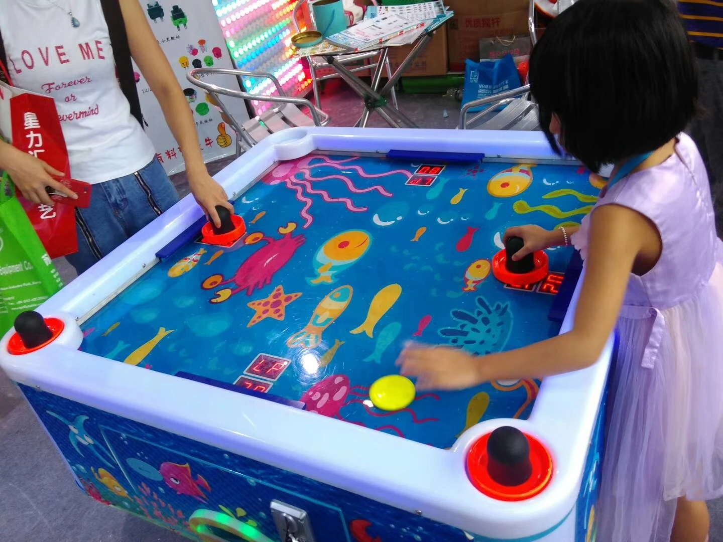 Hot Selling 4 Person Air Hockey Table 4 Players Air Hockey Table 4p