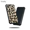 CTUNES Fashion Leopard Print Fluffy Plush Anti Scratch PC Hard Back + Soft TPU Bumper Protective Cover Case for iPhone XS